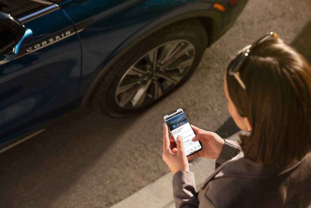 Lincoln Phone as a key Lincoln Way app