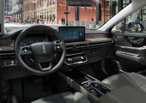 The interior dashboard of 2024 Lincoln Corsair® SUV is shown here. | Stivers Lincoln (AL) in Montgomery AL