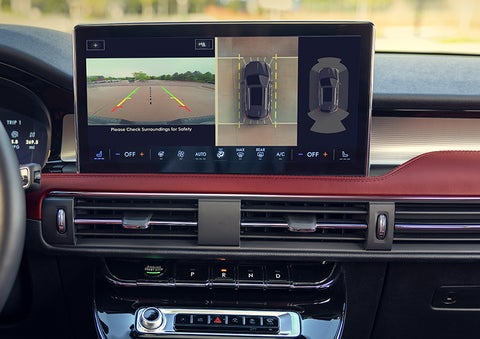 The driver of a 2024 Lincoln Corsair® SUV is shown selecting the drive mode. | Stivers Lincoln (AL) in Montgomery AL
