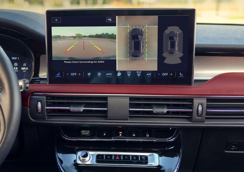 The large center touchscreen of a 2024 Lincoln Corsair® SUV is shown. | Stivers Lincoln (AL) in Montgomery AL