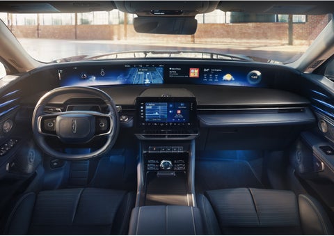 The panoramic display is shown in a 2026 Lincoln Nautilus® SUV. | Stivers Lincoln (AL) in Montgomery AL